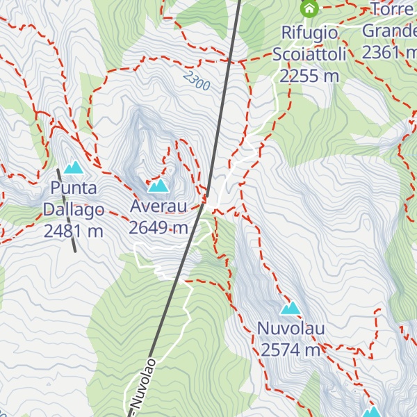 Map of Rifugio Averau