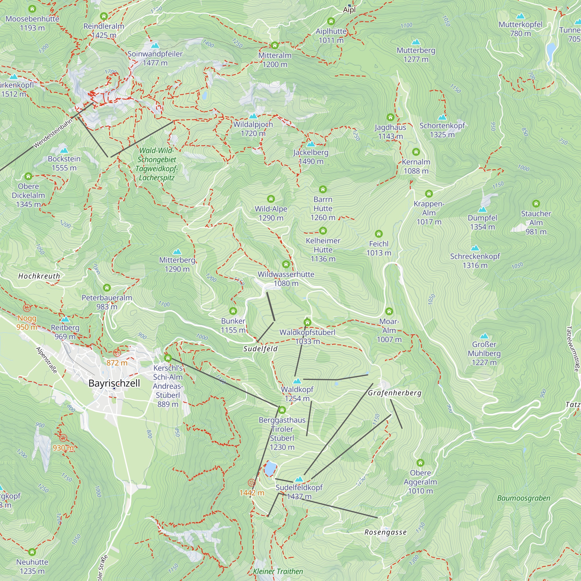 Münchner Hütte map