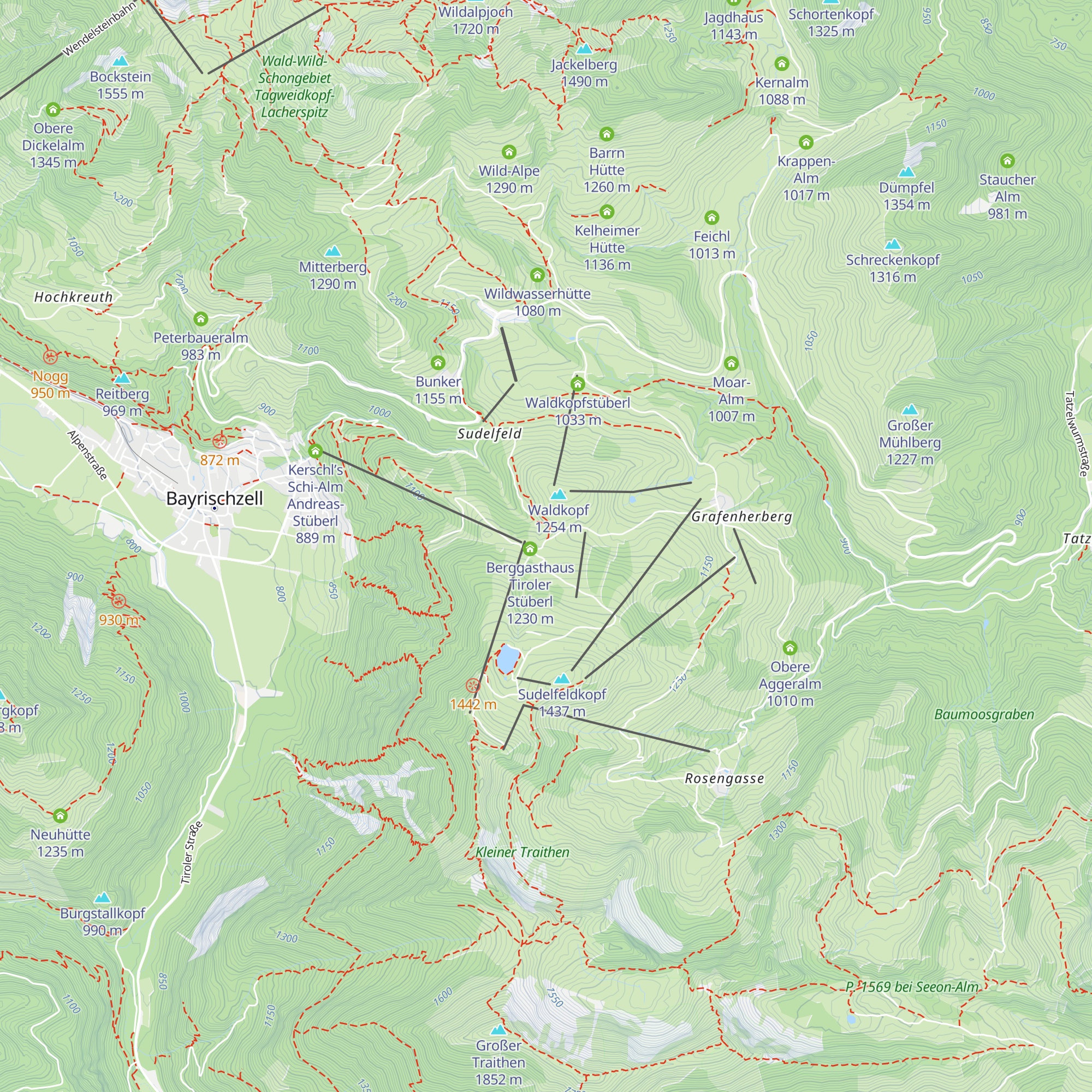 Sonnenalm map