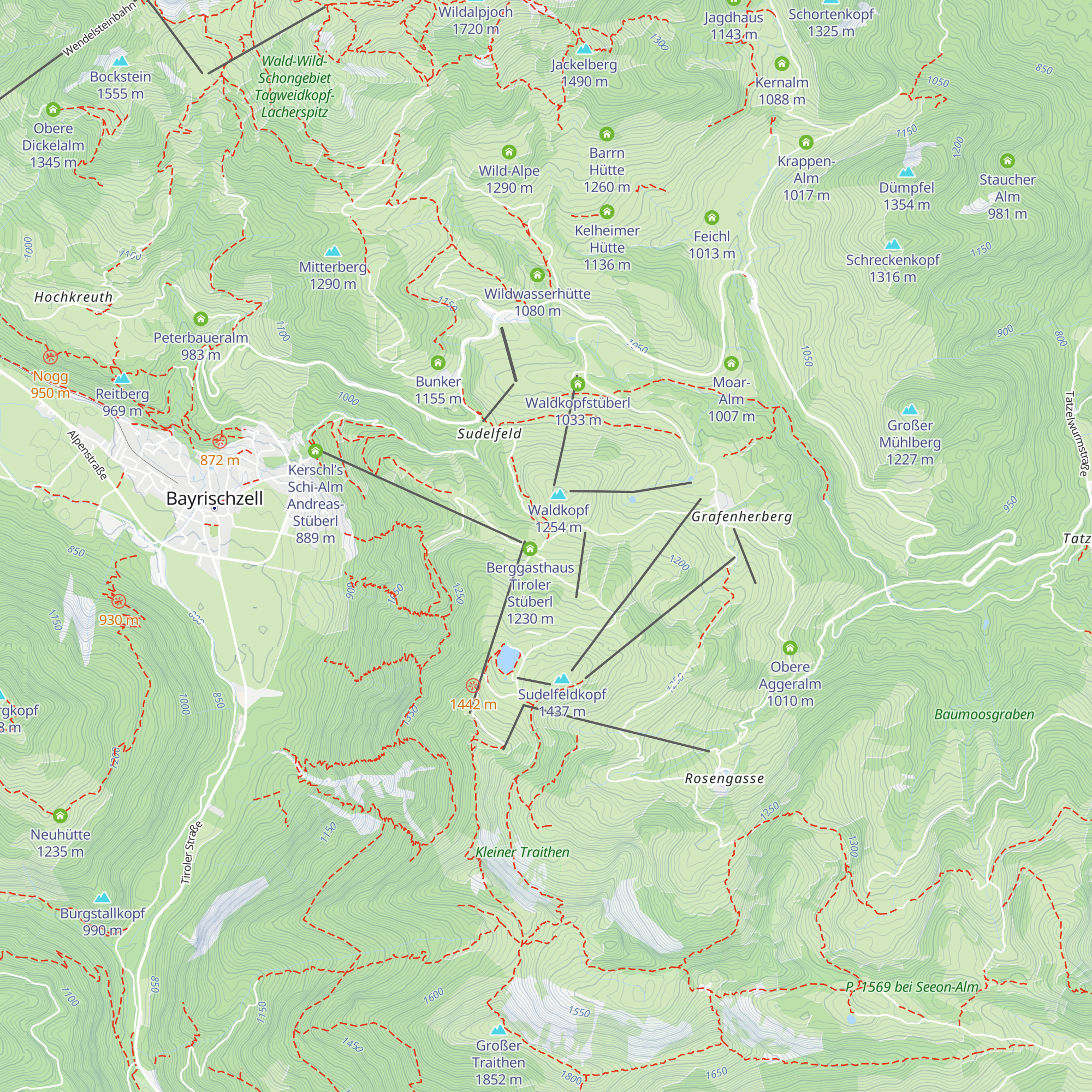 Sonnenalm map