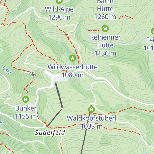 Map of Himmelmoos Alm Hütte