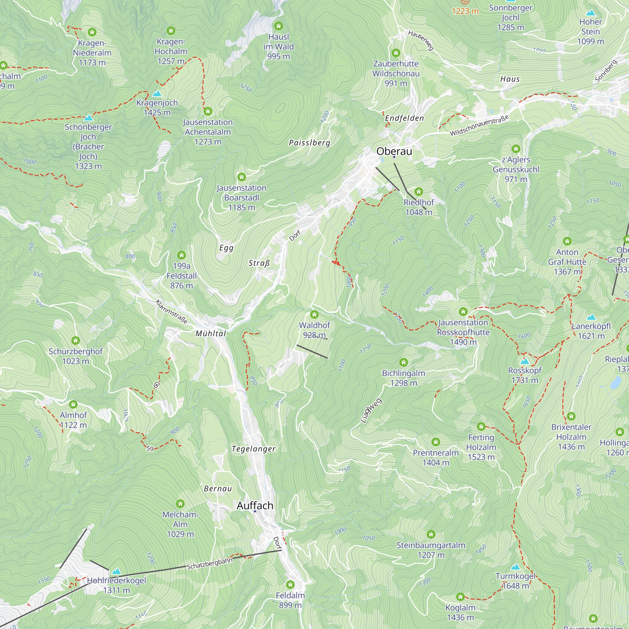 Waldhof map