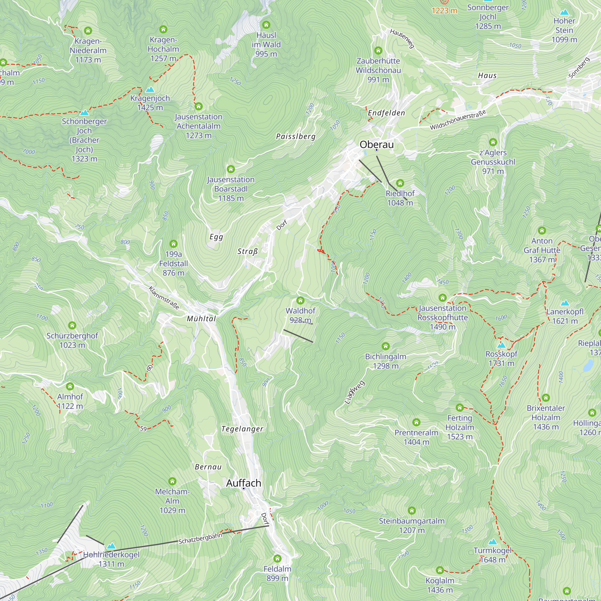 Waldhof map