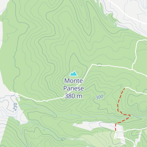 Map of Monte Panese