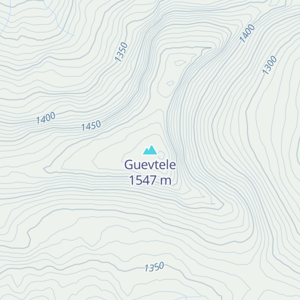 Map of Guevtele