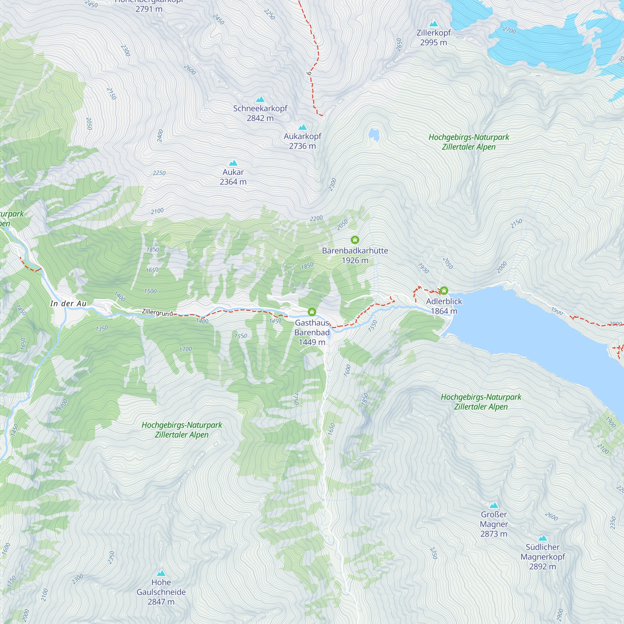 Gasthaus Barenbad map