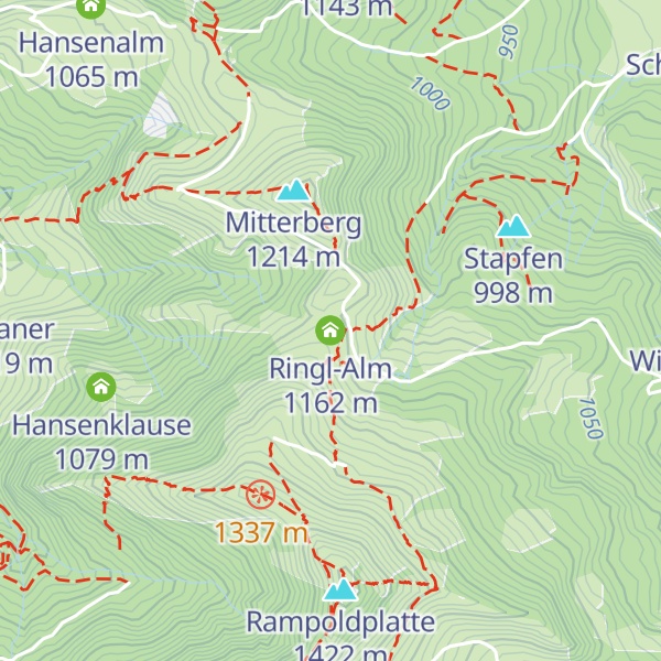 Map of Ringl-Alm