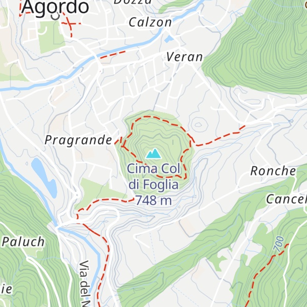 Map of Cima Col di Foglia