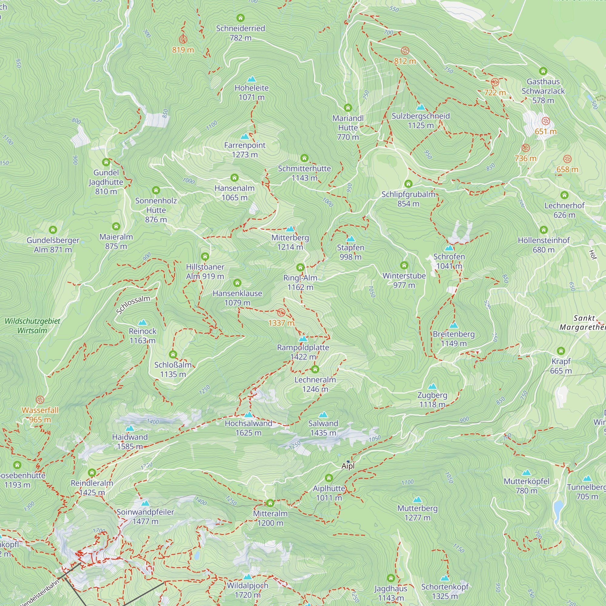 Rampoldalm map