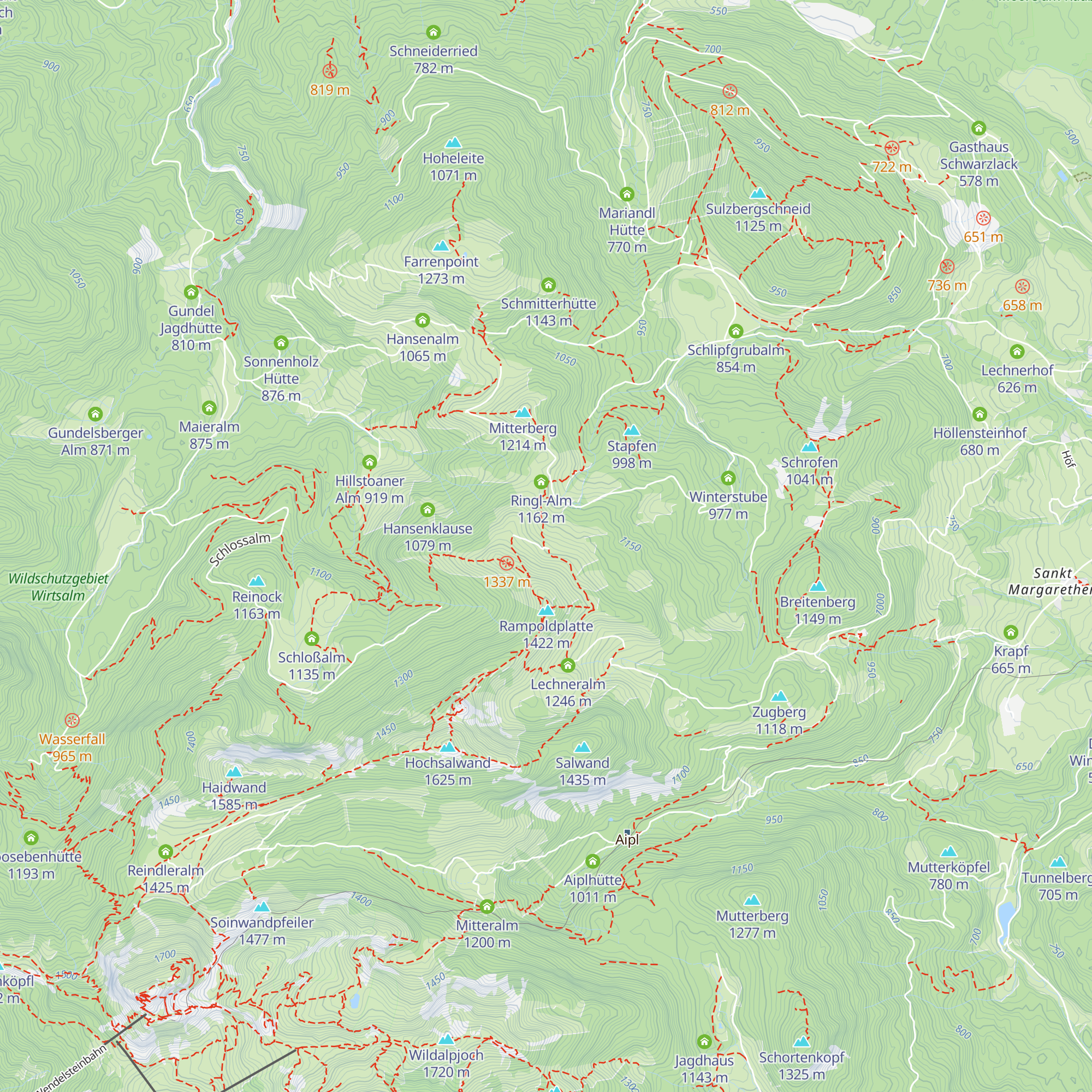Rampoldalm map