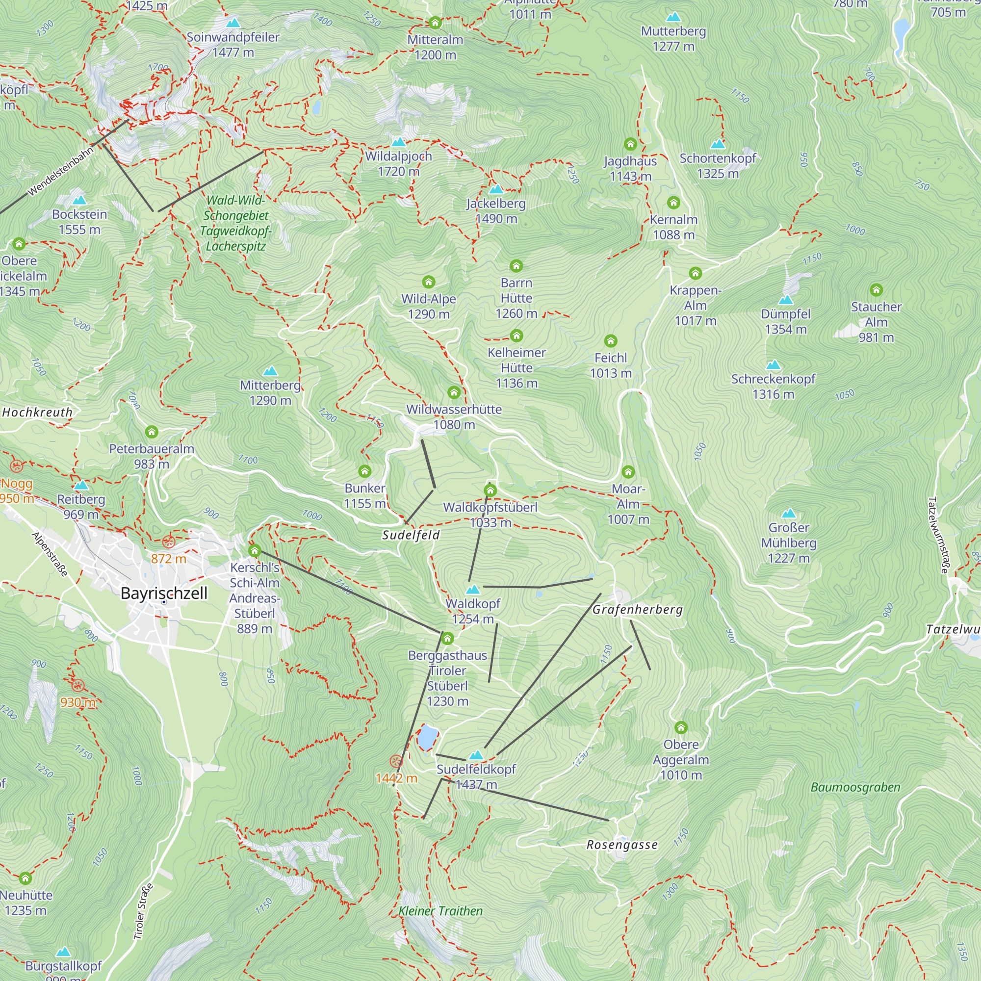 Waldkopfstüberl map
