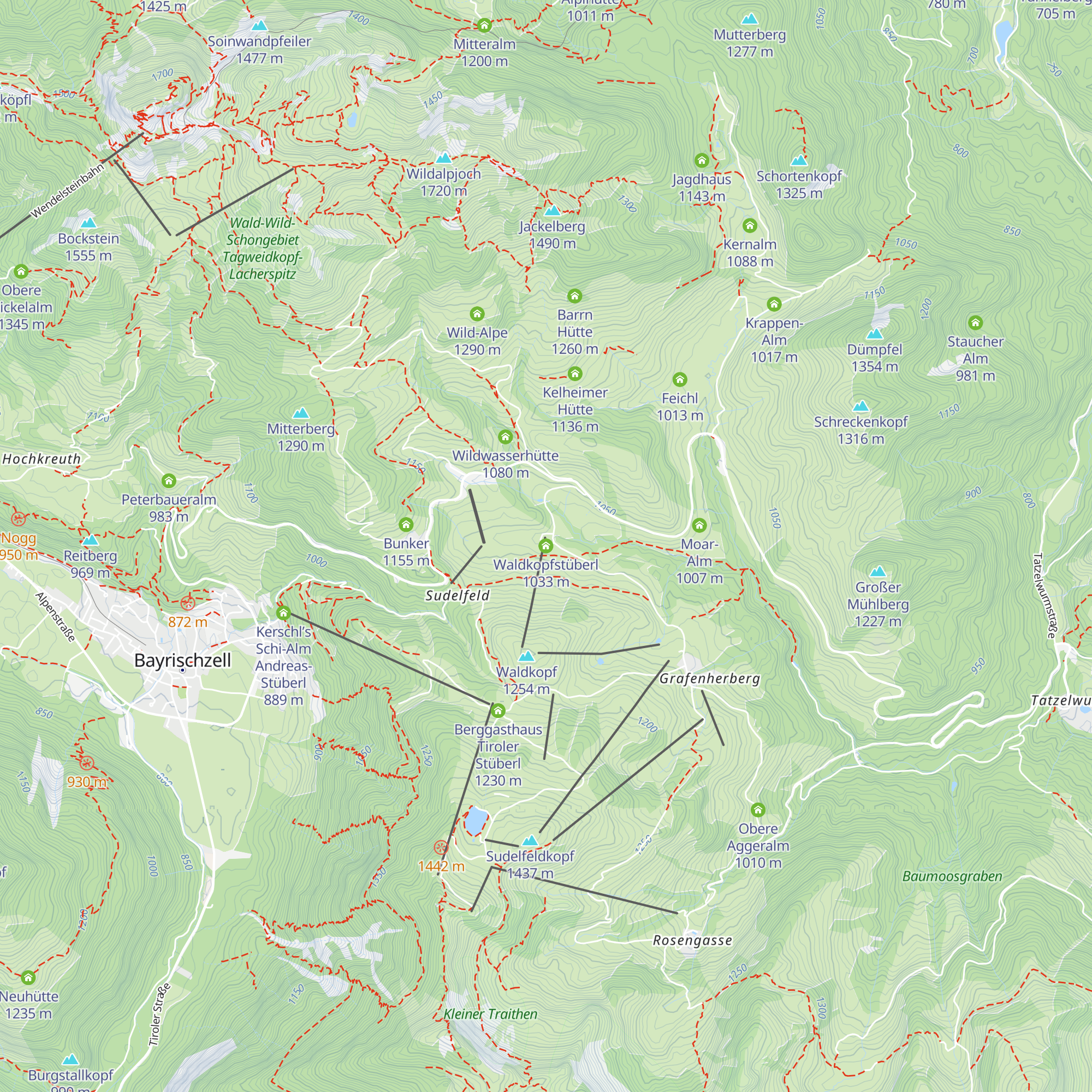 Waldkopfstüberl map