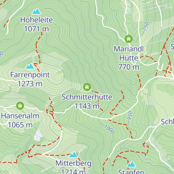 Map of Schmitterhütte
