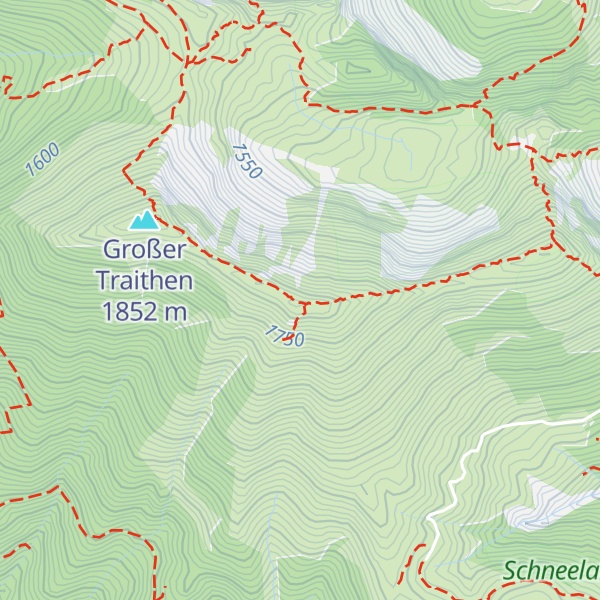 Map of Unterbergerjoch