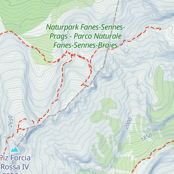 Map of Bivacco Baccon-Barborka