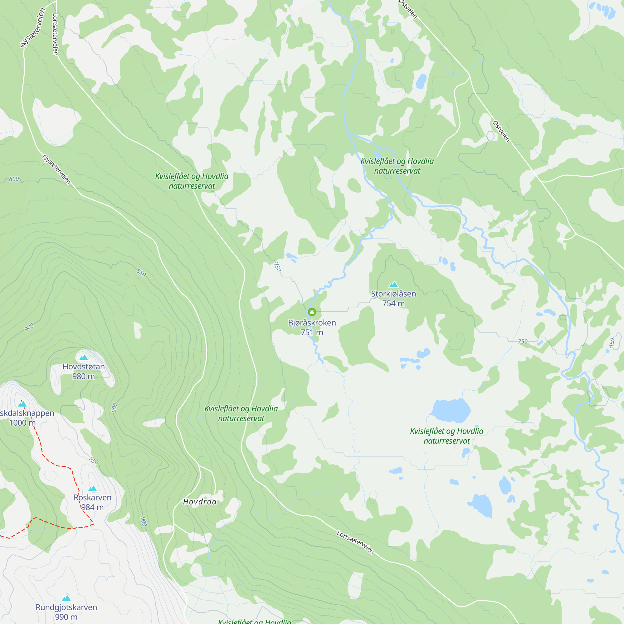 Bjøråskroken map