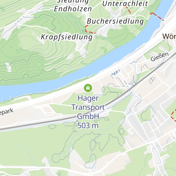 Map of Hager Transport GmbH