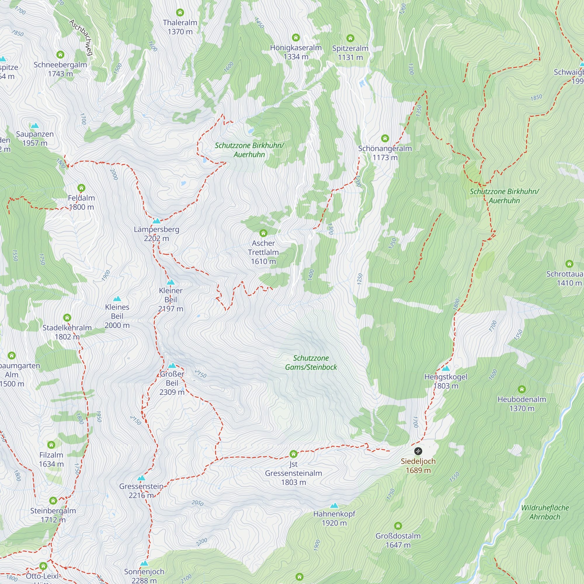 Farnkaseralm map