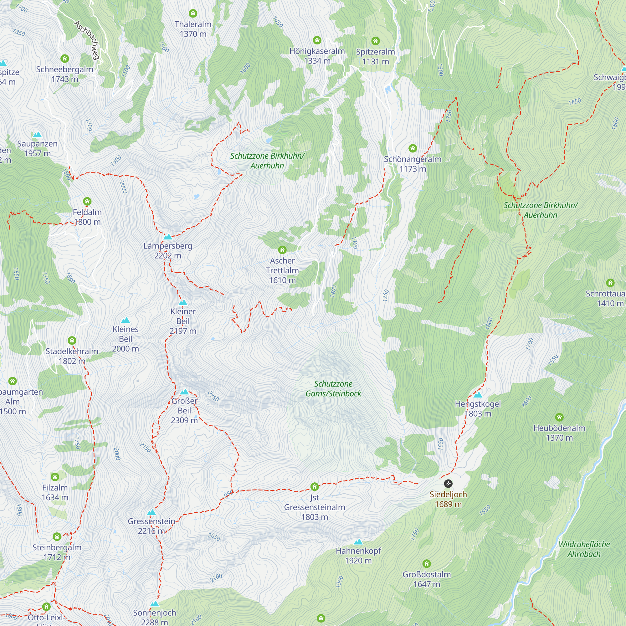 Farnkaseralm map