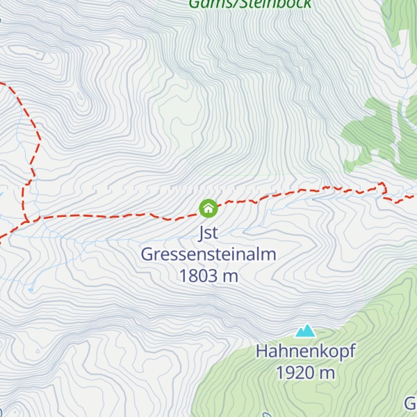 Map of Jst Gressensteinalm