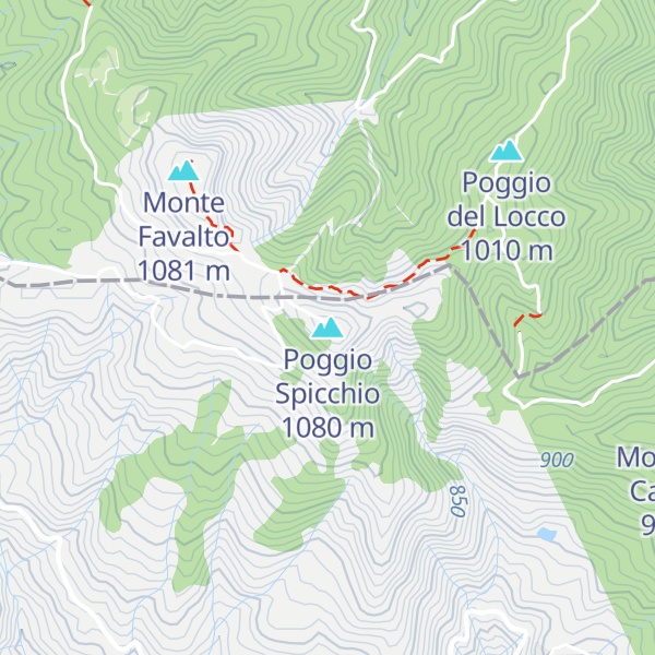 Map of Poggio Spicchio