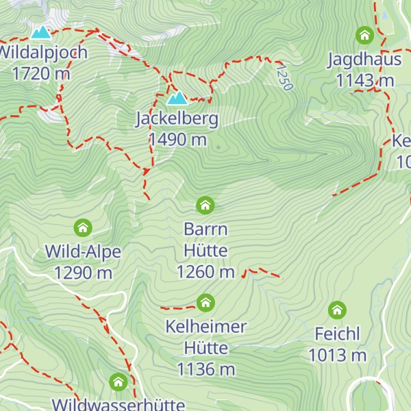 Map of Barrn Hütte