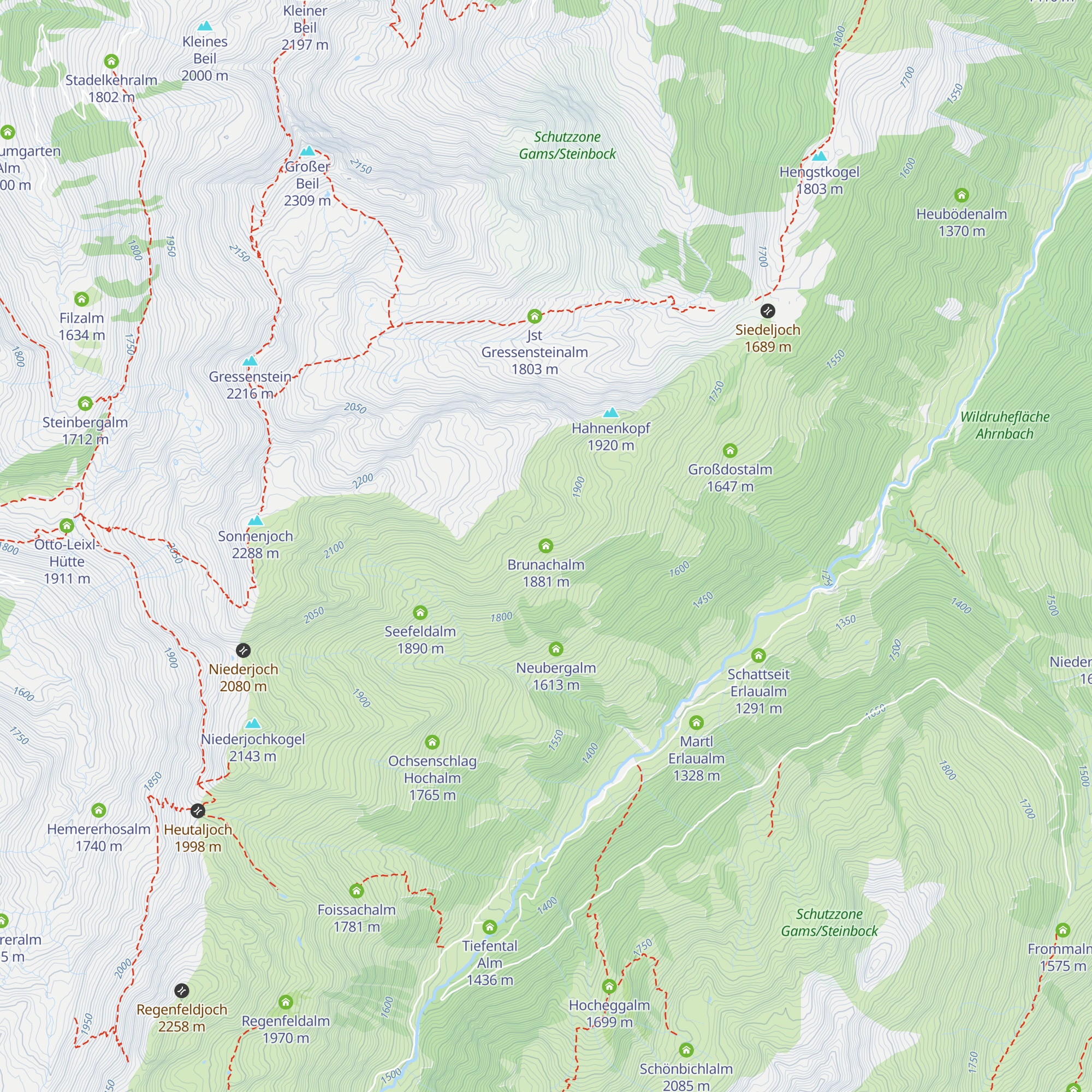 Brunachalm map