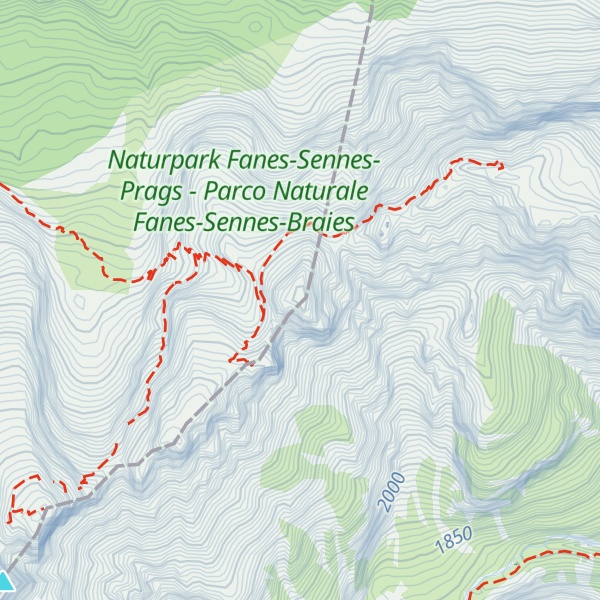 Map of Piz Forcia Rossa I