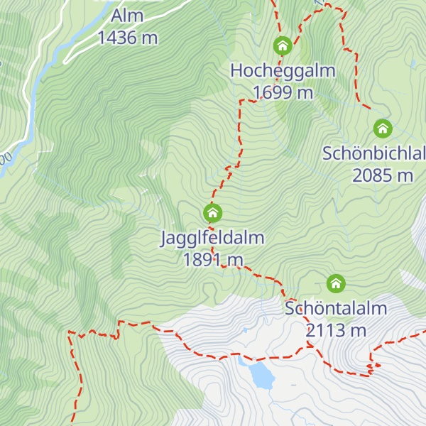 Map of Jagglfeldalm