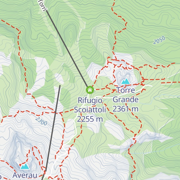 Map of Rifugio Scoiattoli