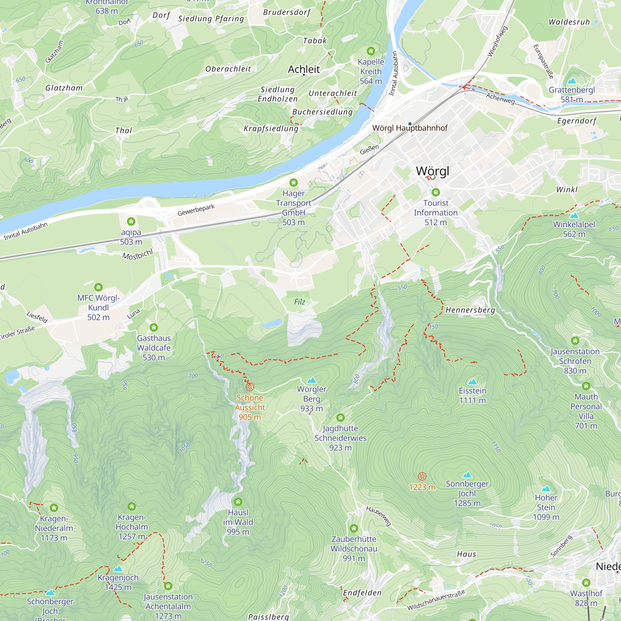 Schützengilde Wörgl map
