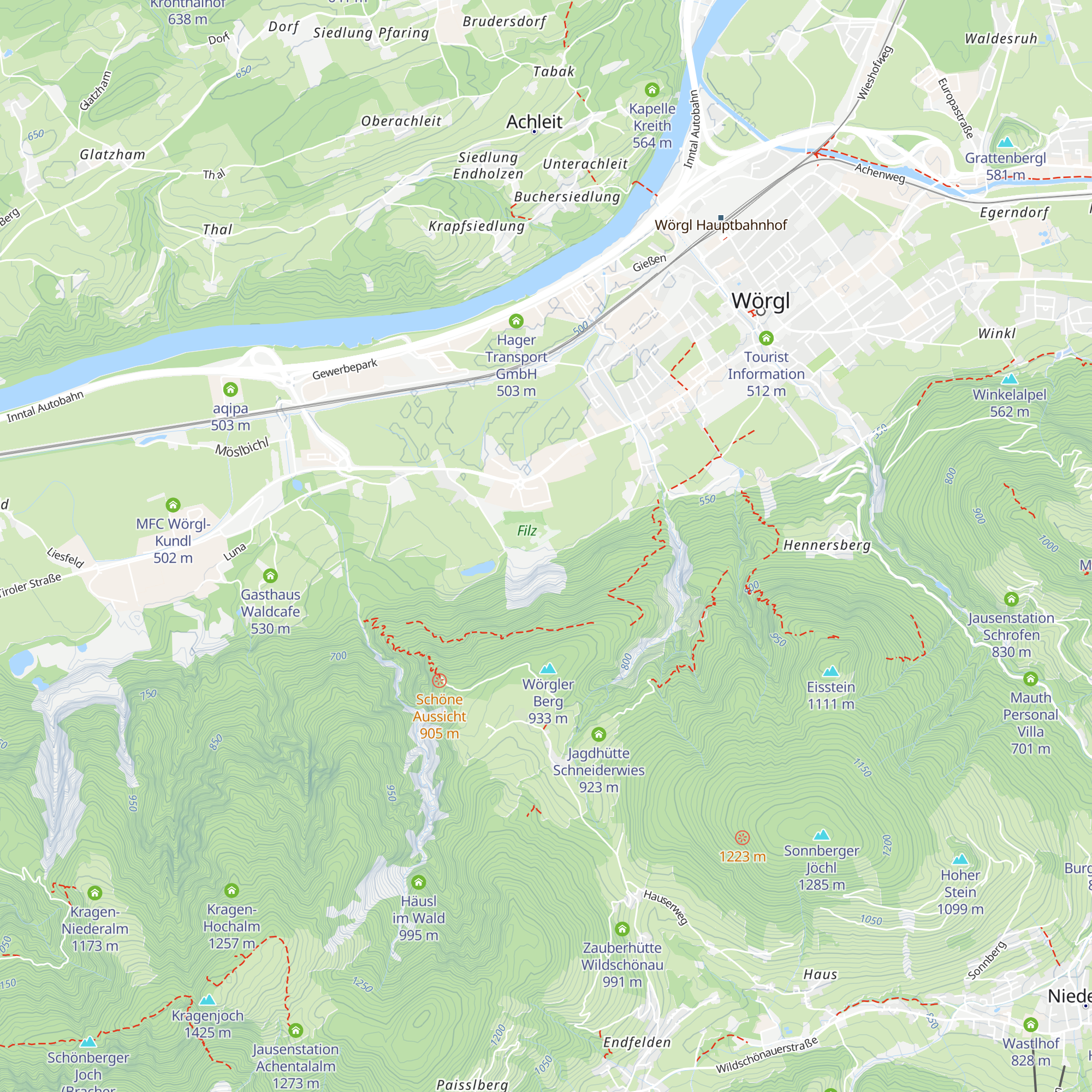 Schützengilde Wörgl map