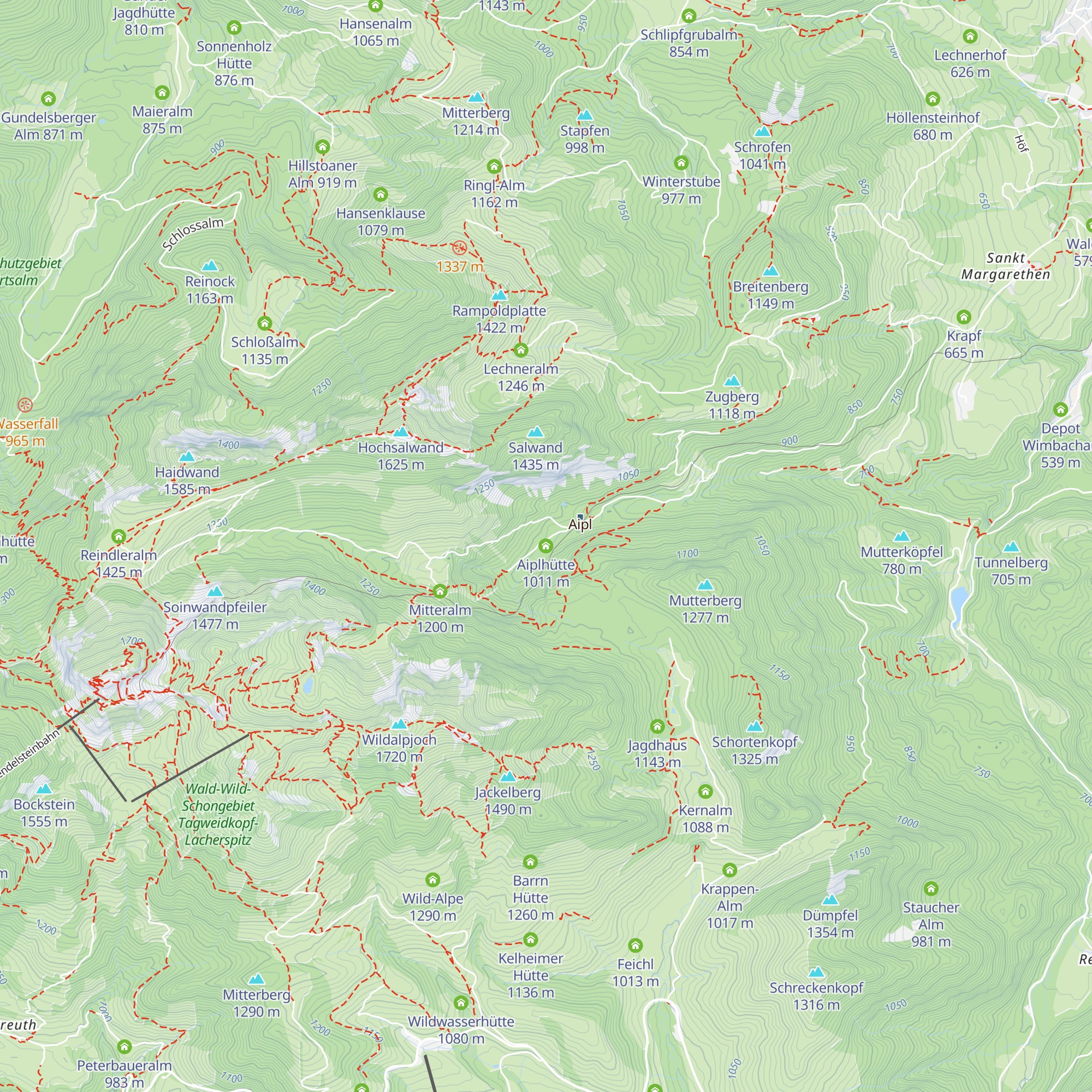 Aiplhütte map