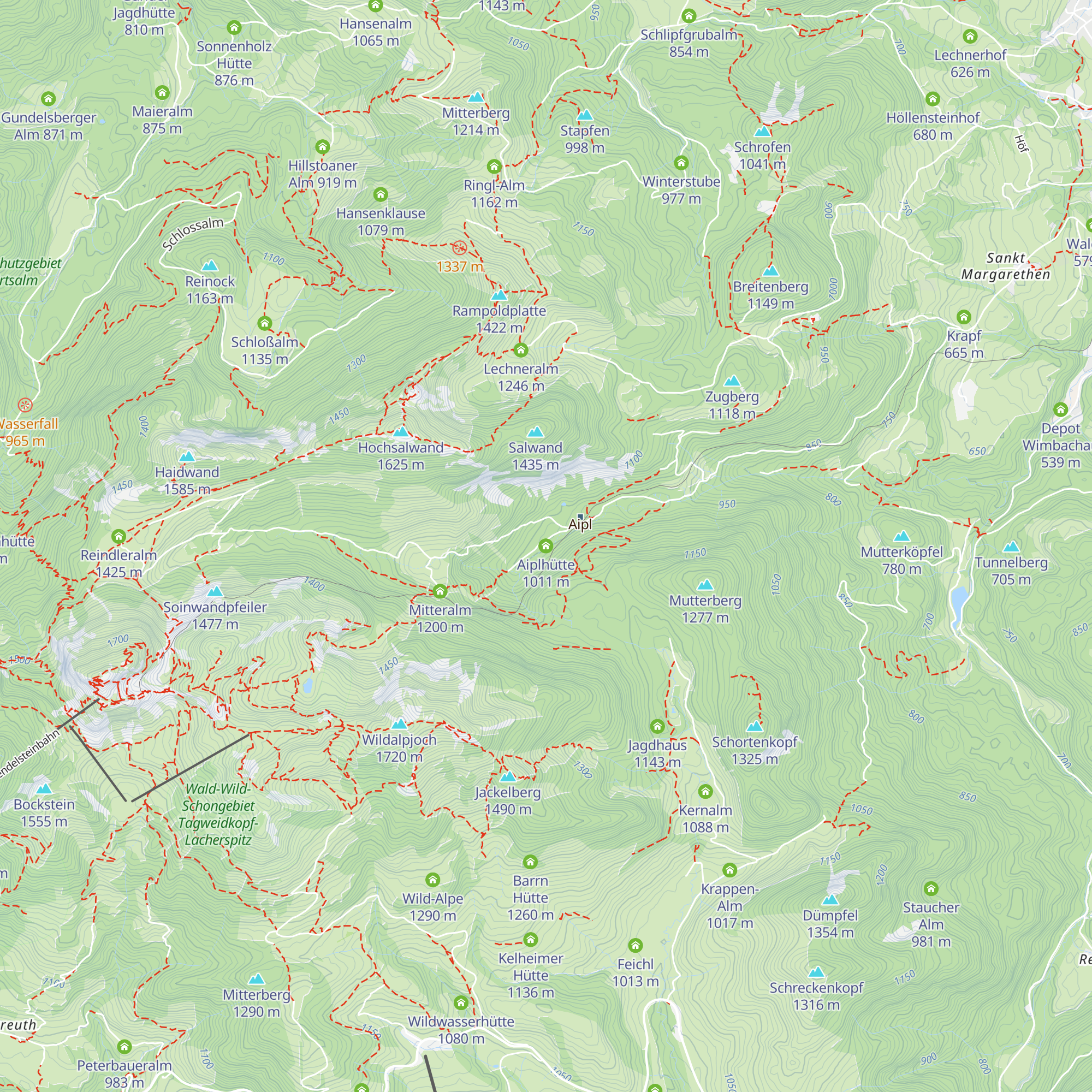 Aiplhütte map