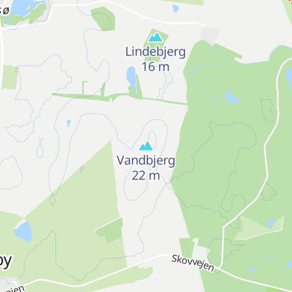 Map of Vandbjerg