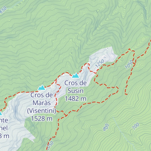 Map of Cros de Susin
