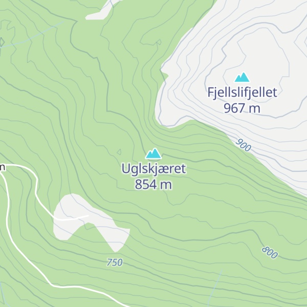 Map of Uglskjæret