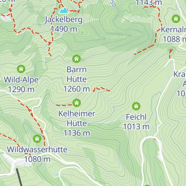 Map of Jackelbergalm