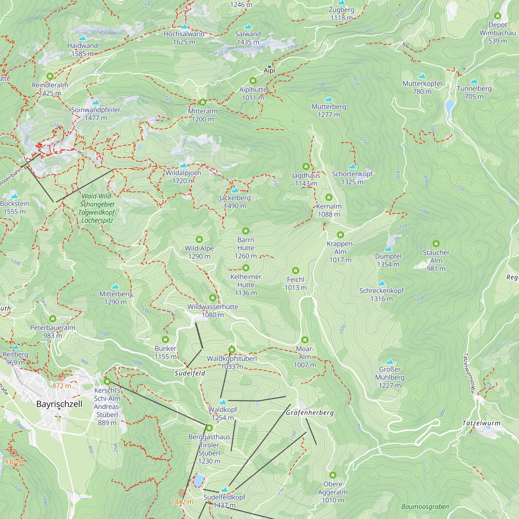 Jackelbergalm map