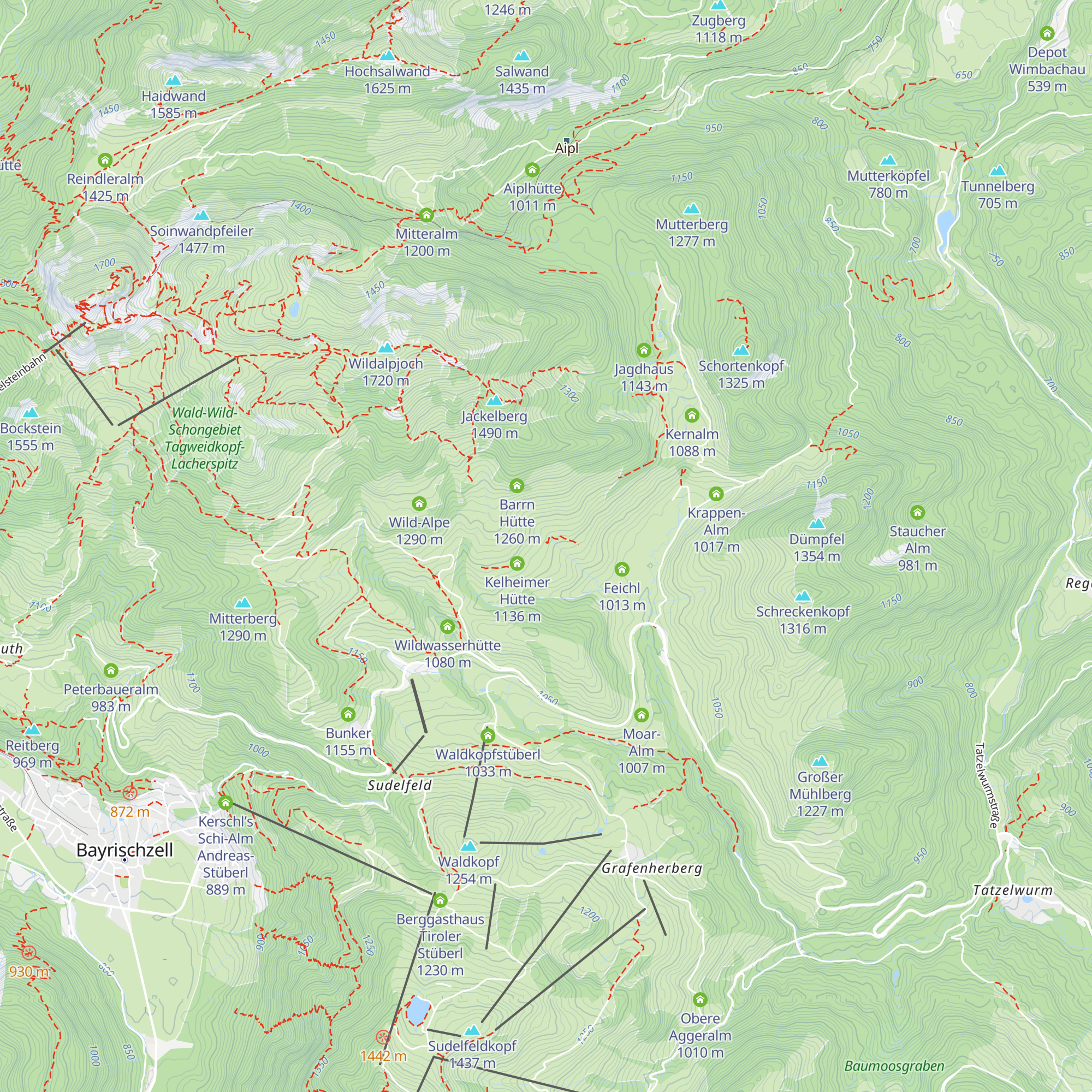 Jackelbergalm map