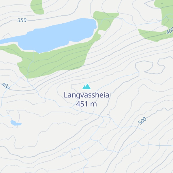 Map of Langvassheia