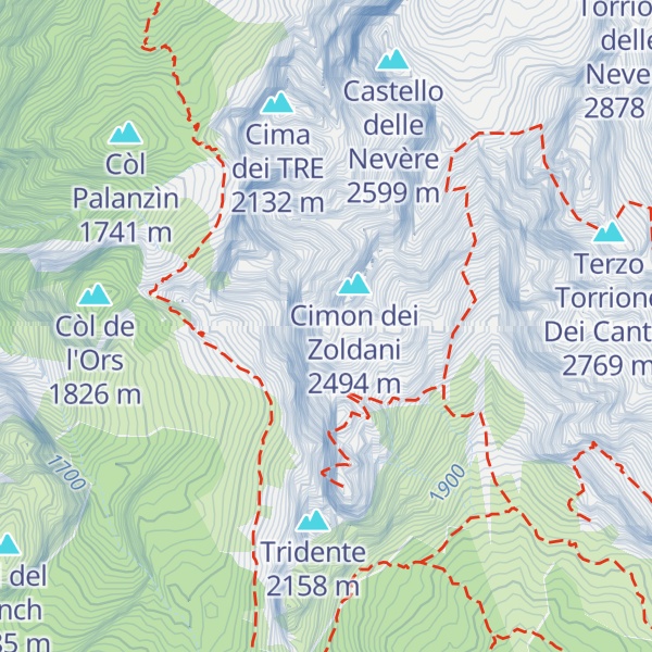 Map of Campanile dei Zoldani