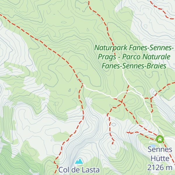 Map of Munt de Sennes