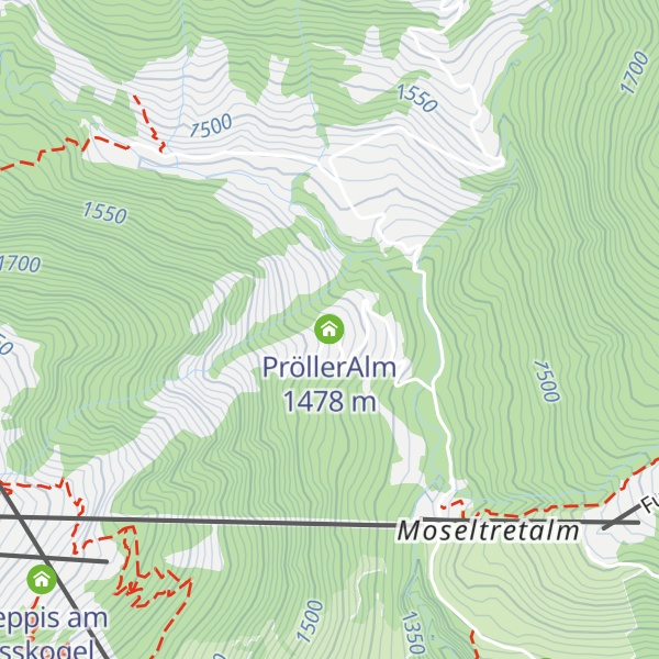 Map of PröllerAlm