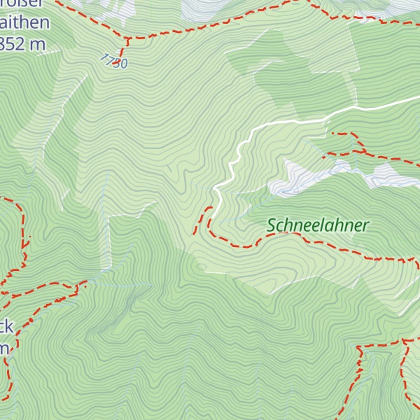 Map of Unterbergalm