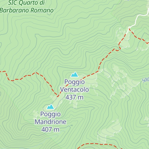 Map of Poggio Ventacolo