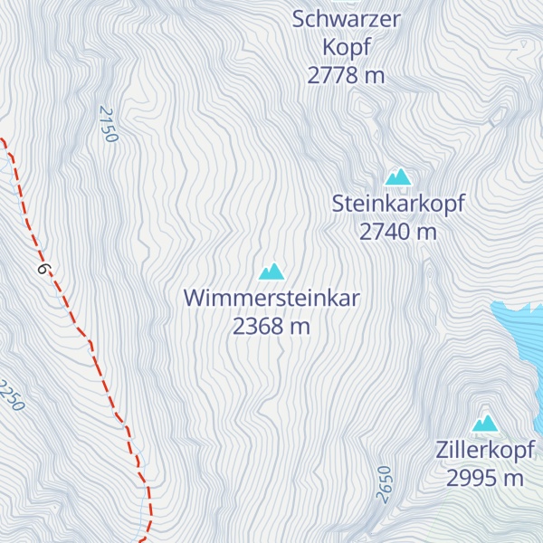 Map of Wimmersteinkar