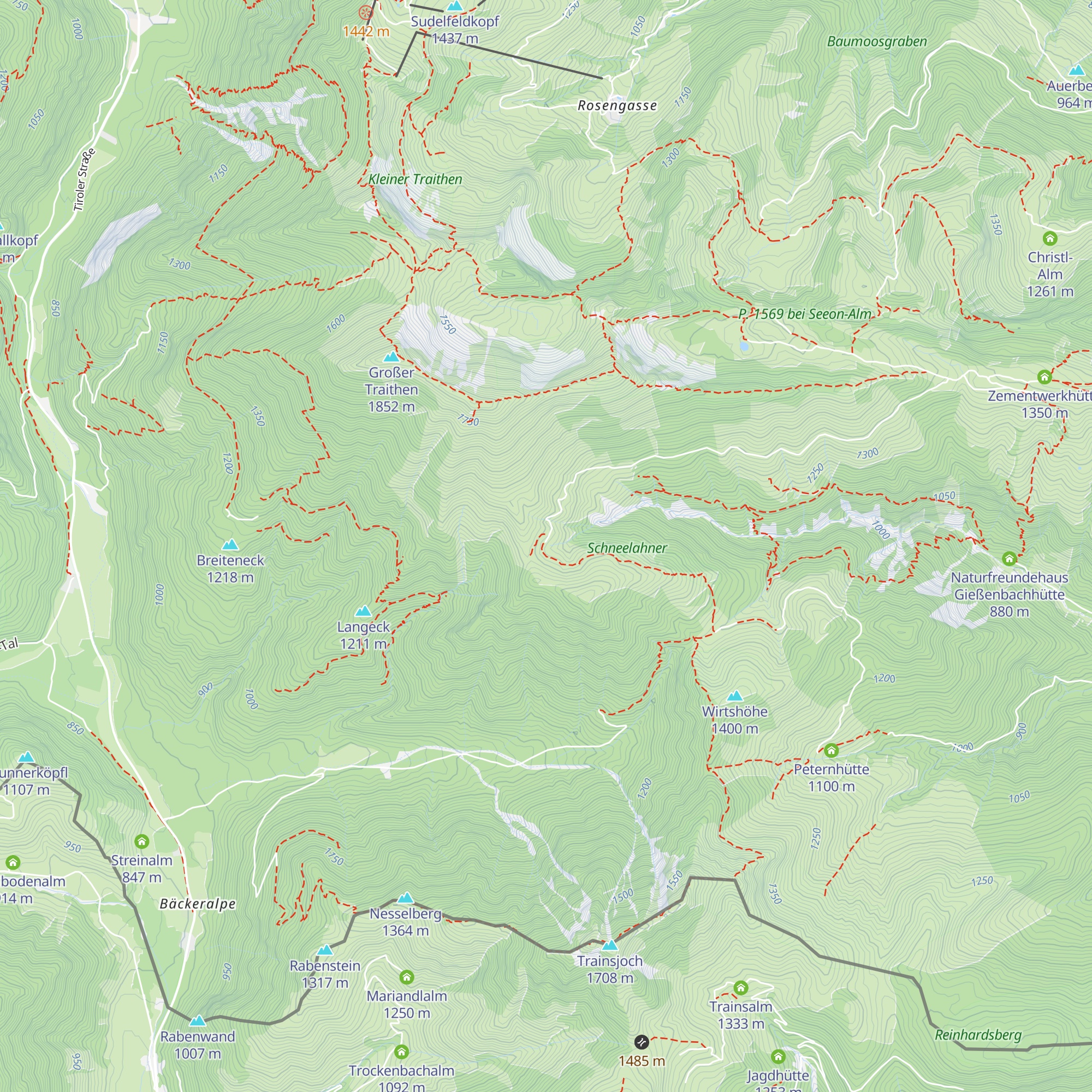 Kreil Kaser map