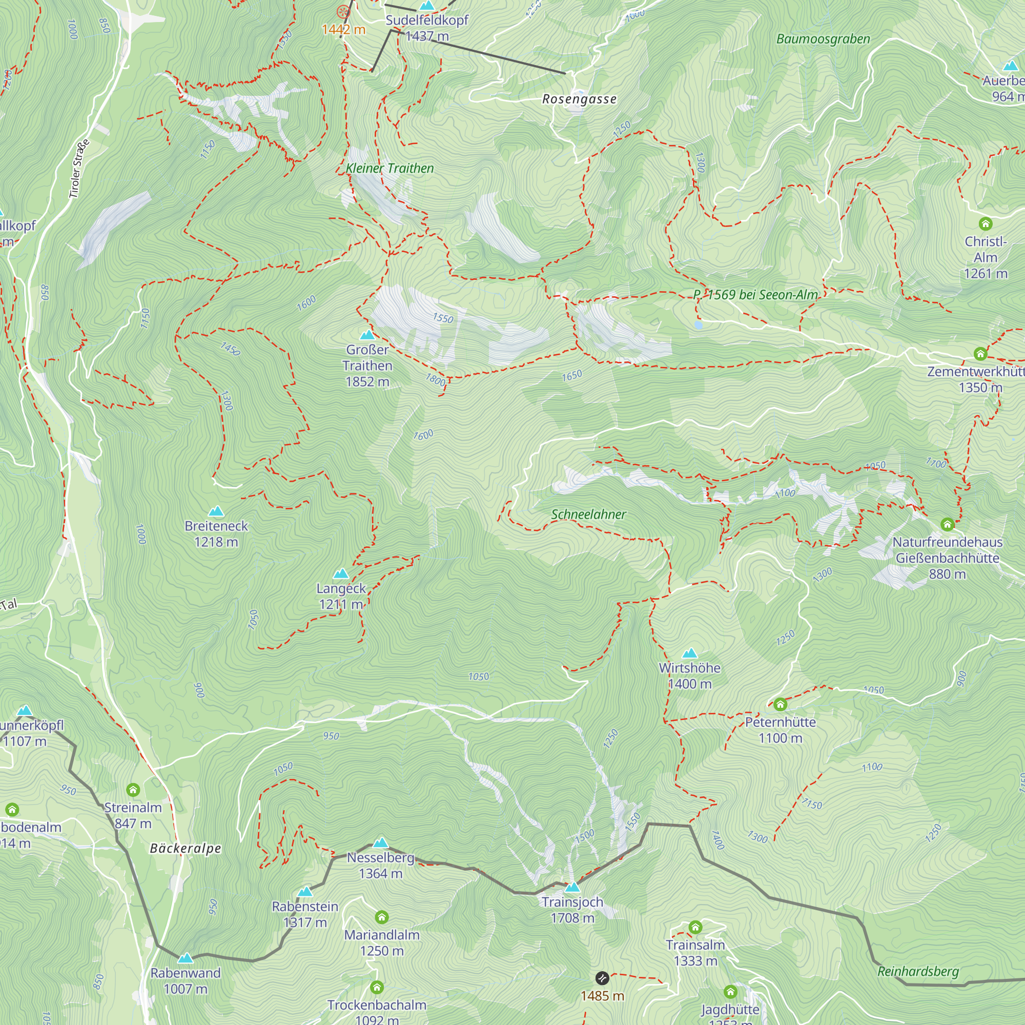 Kreil Kaser map