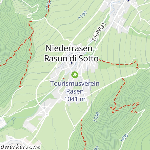 Map of Tourismusverein Rasen